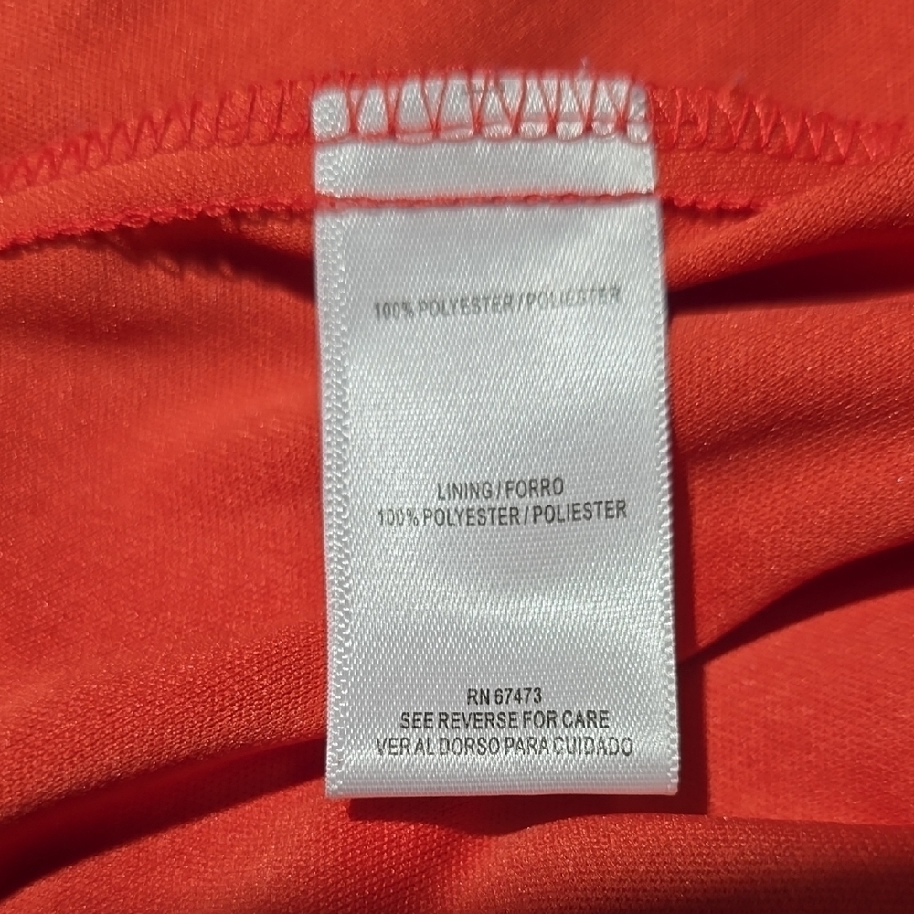 Maison Tara Orange Asymmetrical Ruffled Sundress - Picture 6 of 6